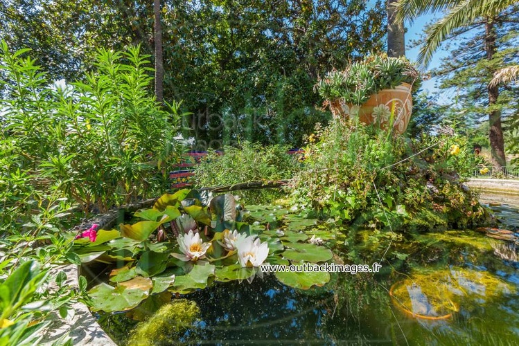 Classé Monument Historique, Fontana Rosa est un des jardins les plus originaux de Menton, Alpes-Maritimes